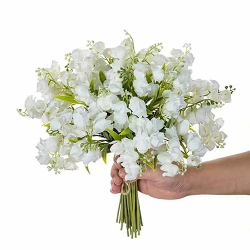 Artificial Canterbury Bells Flowers for Home and Wedding Decor