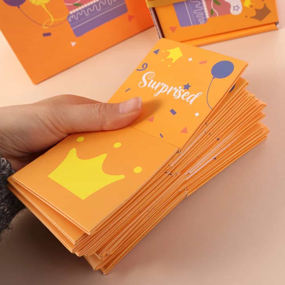 Paper Cash Explosion Pop-Up Bounce Gift Box for Birthdays