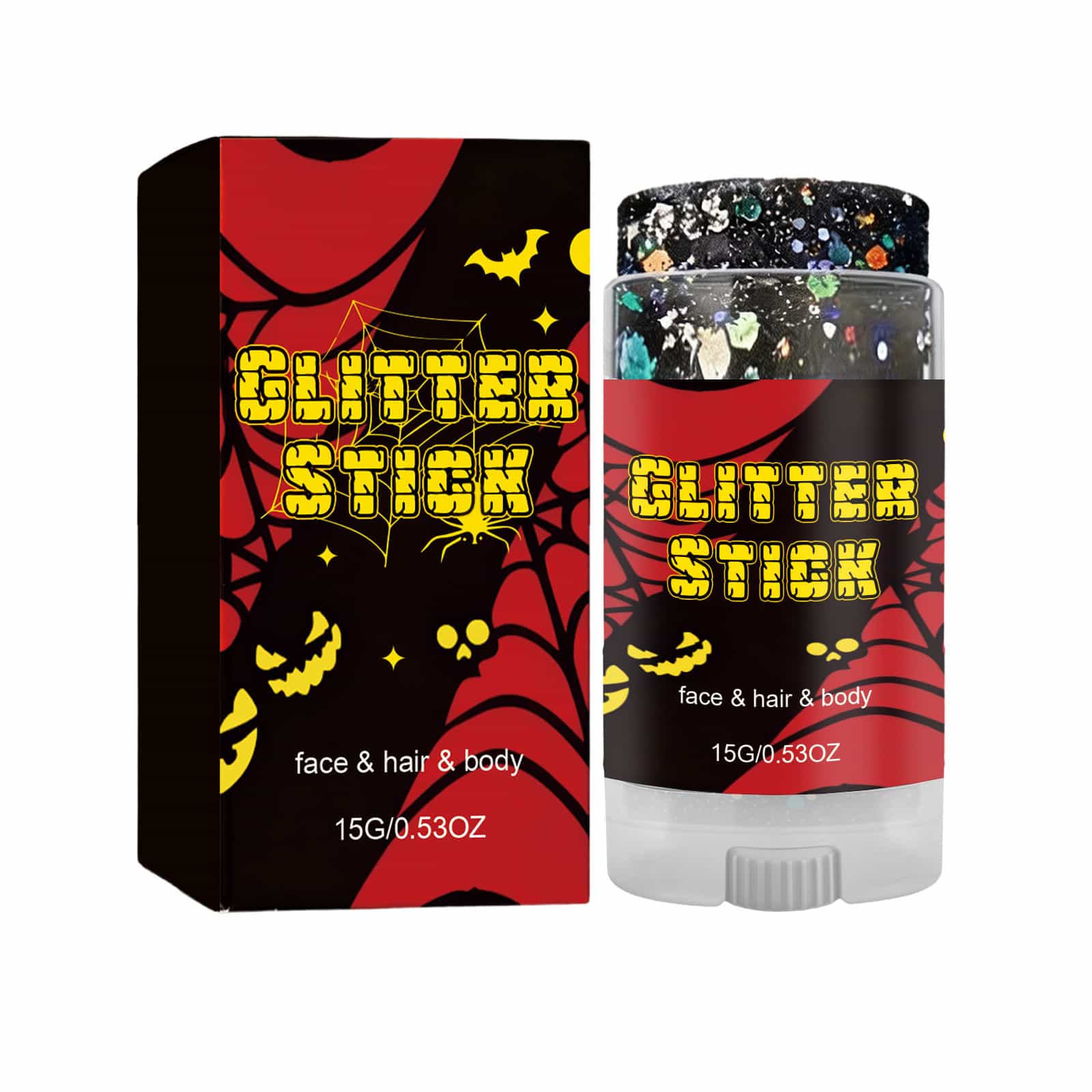 Halloween Glitter Stick in Red Shimmer Finish, 55 g