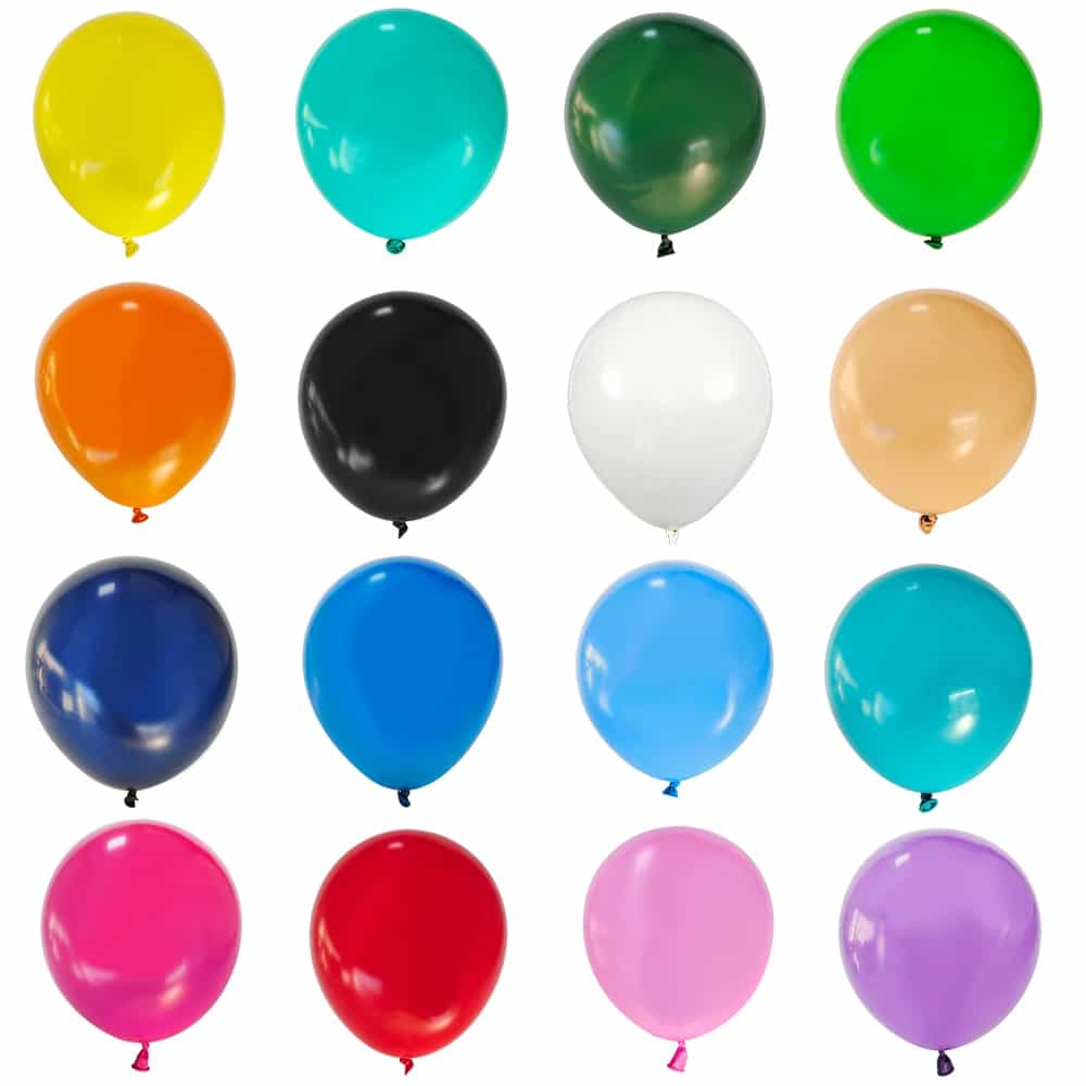 Matte Latex Balloons for Birthday and Party Decoration, 10 Pcs