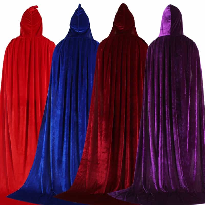 Black Velvet Cape 70cm, No Hood - Wizard and Witch Costume