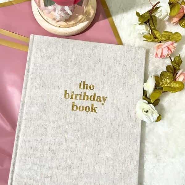 Minimalist Paper Birthday Memory Book Keepsake Album